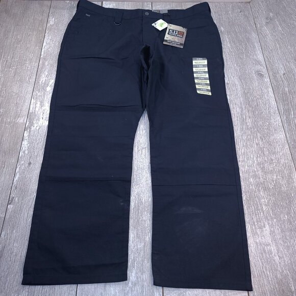 5.11 Tactical Pants Mens 42x30 Navy Taclite Ripstop Jean Cut Mid Rise Straight - Picture 2 of 9